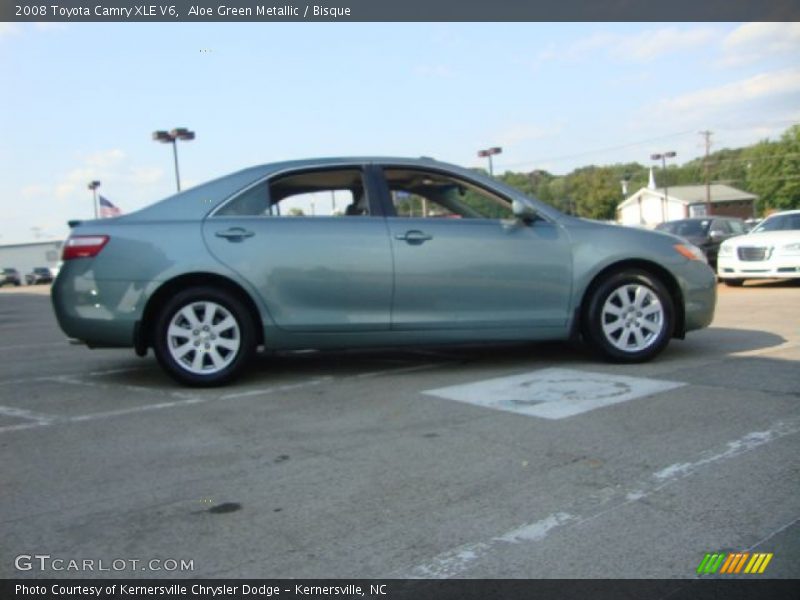 Aloe Green Metallic / Bisque 2008 Toyota Camry XLE V6