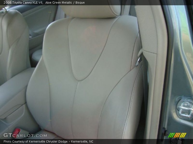 Aloe Green Metallic / Bisque 2008 Toyota Camry XLE V6