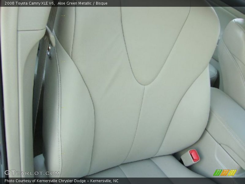 Aloe Green Metallic / Bisque 2008 Toyota Camry XLE V6
