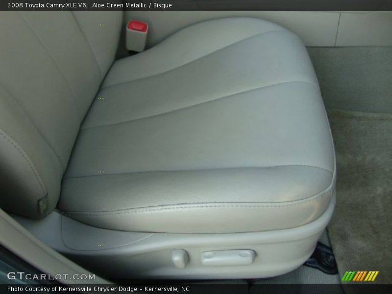 Aloe Green Metallic / Bisque 2008 Toyota Camry XLE V6