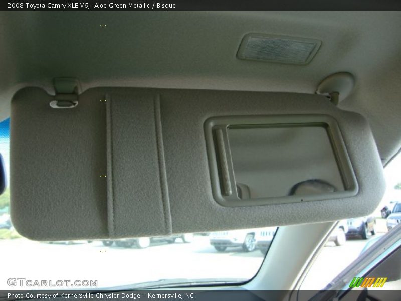 Aloe Green Metallic / Bisque 2008 Toyota Camry XLE V6