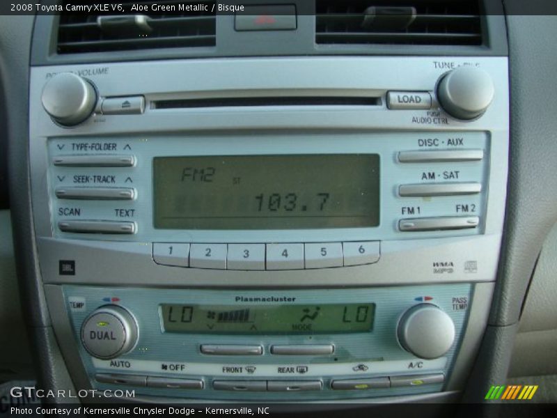 Aloe Green Metallic / Bisque 2008 Toyota Camry XLE V6