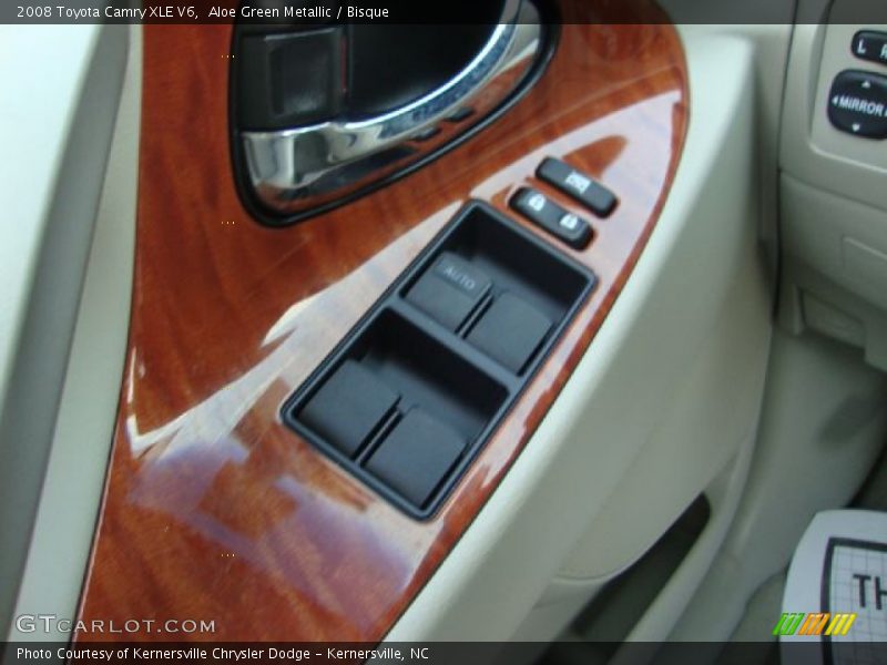 Aloe Green Metallic / Bisque 2008 Toyota Camry XLE V6