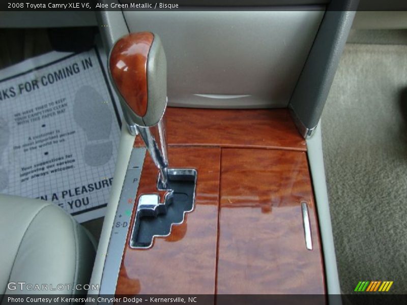 Aloe Green Metallic / Bisque 2008 Toyota Camry XLE V6