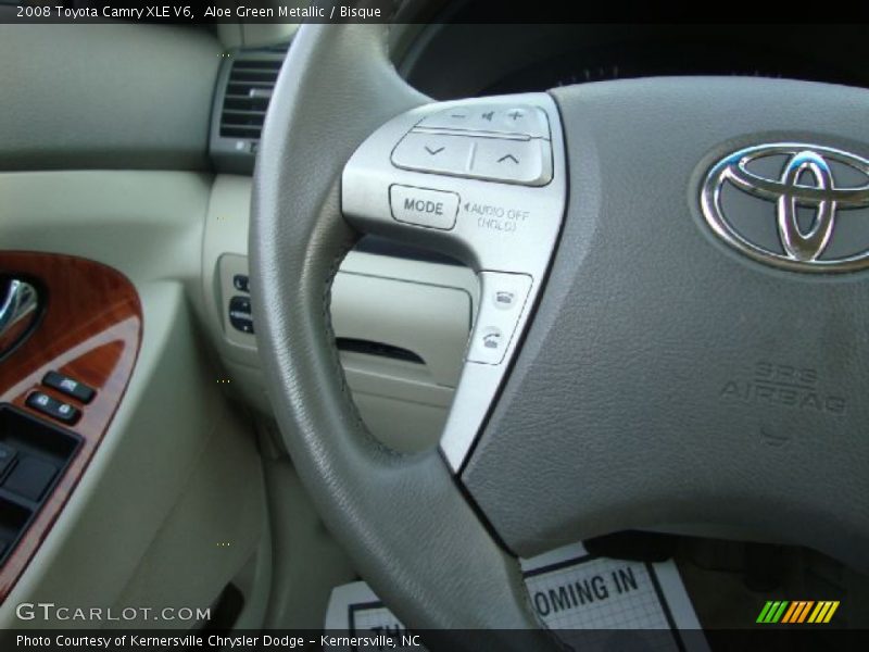 Aloe Green Metallic / Bisque 2008 Toyota Camry XLE V6
