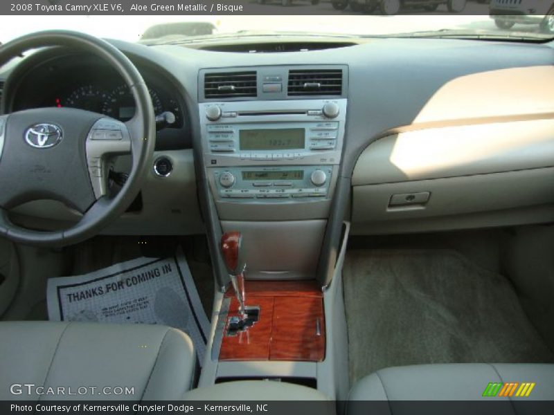 Aloe Green Metallic / Bisque 2008 Toyota Camry XLE V6