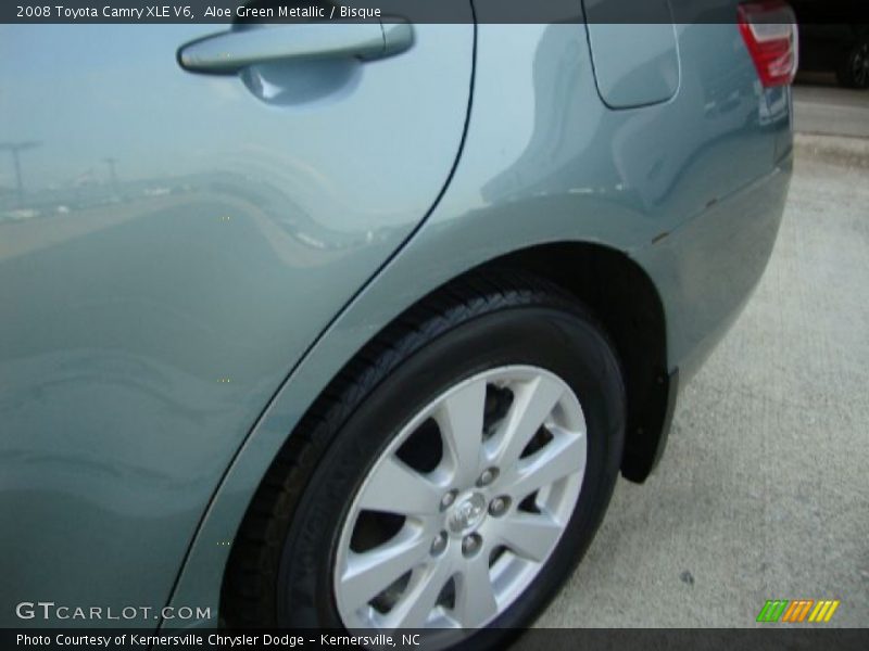 Aloe Green Metallic / Bisque 2008 Toyota Camry XLE V6