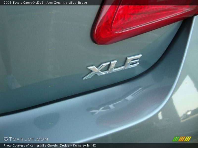 Aloe Green Metallic / Bisque 2008 Toyota Camry XLE V6