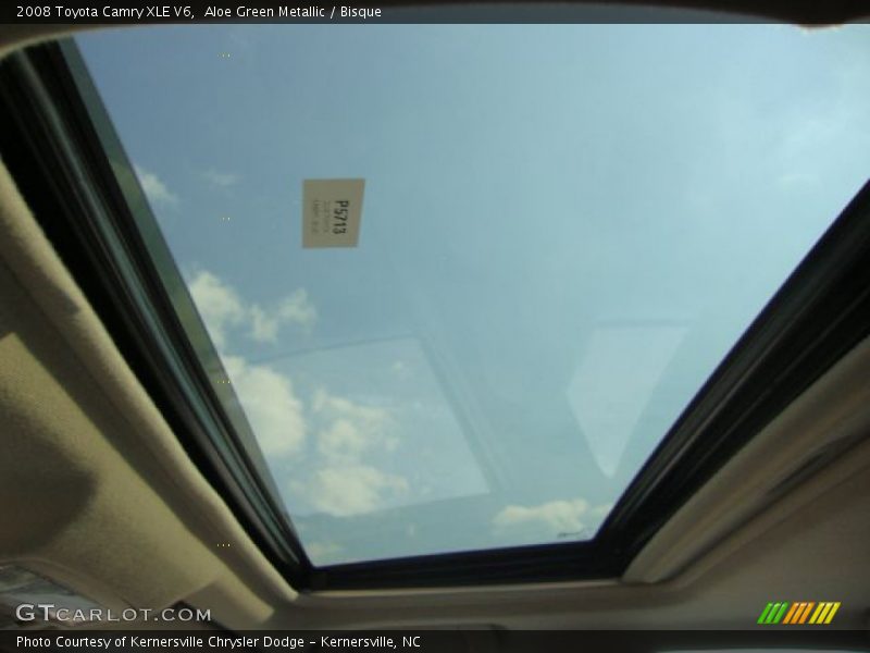 Aloe Green Metallic / Bisque 2008 Toyota Camry XLE V6