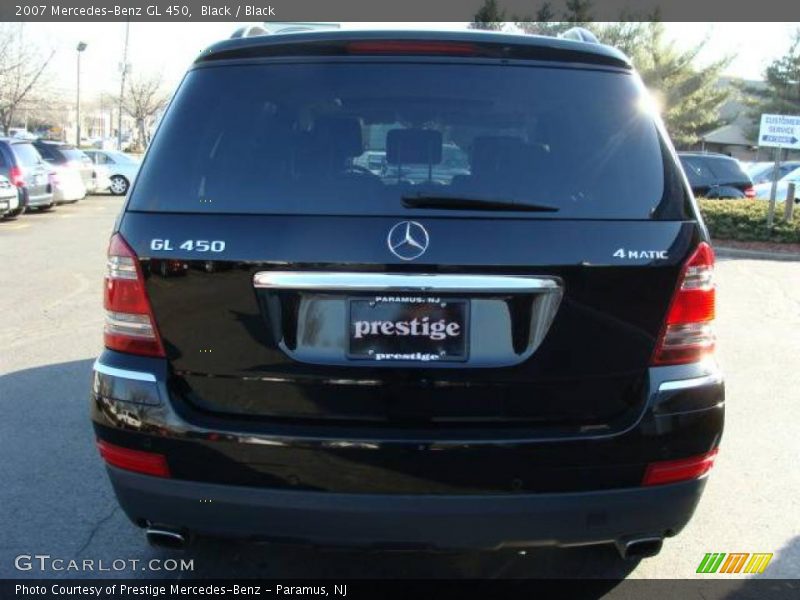Black / Black 2007 Mercedes-Benz GL 450