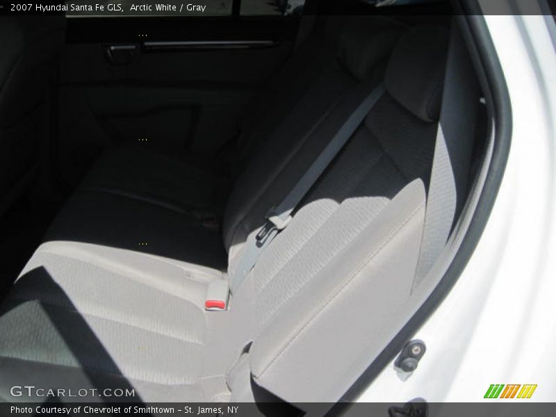 Arctic White / Gray 2007 Hyundai Santa Fe GLS