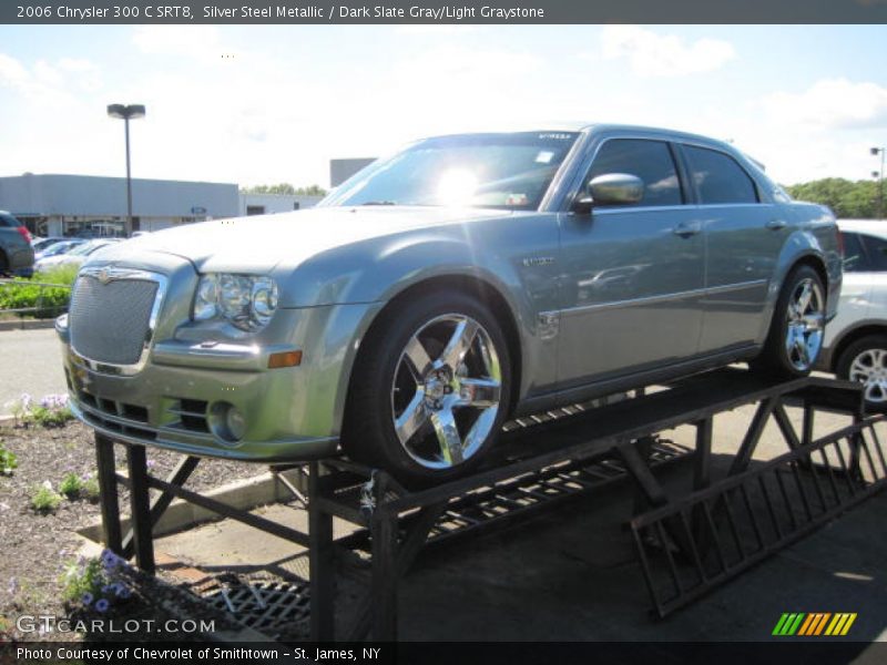 Silver Steel Metallic / Dark Slate Gray/Light Graystone 2006 Chrysler 300 C SRT8