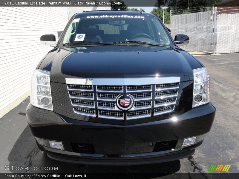 Black Raven / Ebony/Ebony 2011 Cadillac Escalade Premium AWD