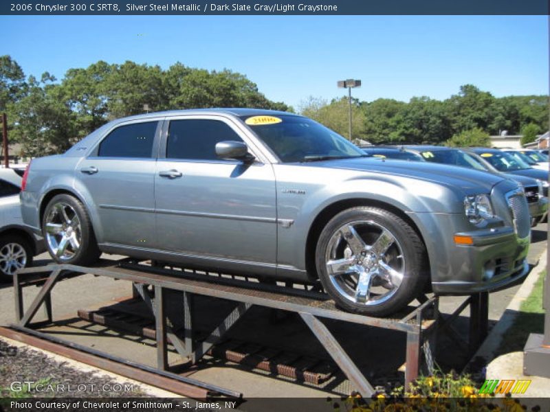 Silver Steel Metallic / Dark Slate Gray/Light Graystone 2006 Chrysler 300 C SRT8