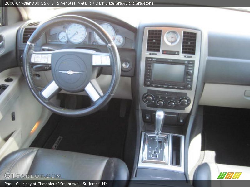 Silver Steel Metallic / Dark Slate Gray/Light Graystone 2006 Chrysler 300 C SRT8