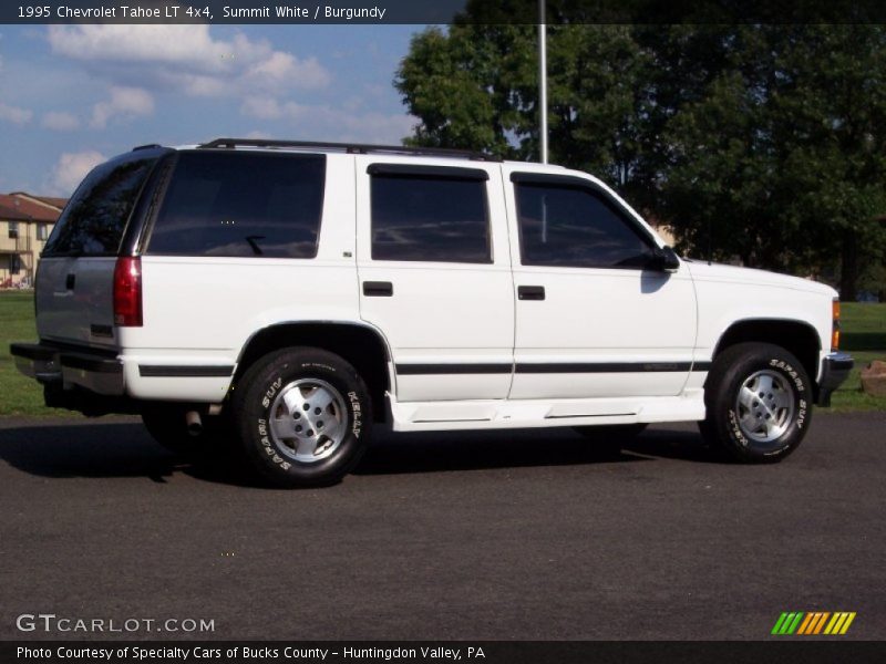 Summit White / Burgundy 1995 Chevrolet Tahoe LT 4x4