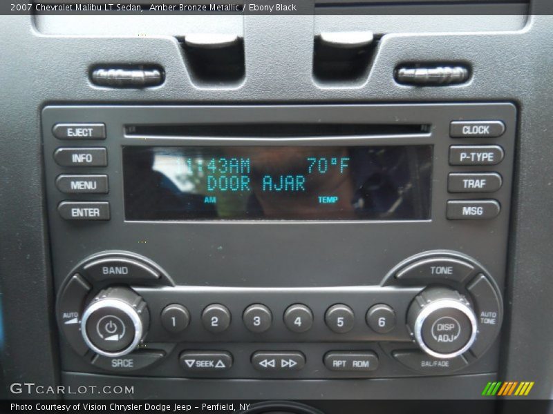 Amber Bronze Metallic / Ebony Black 2007 Chevrolet Malibu LT Sedan