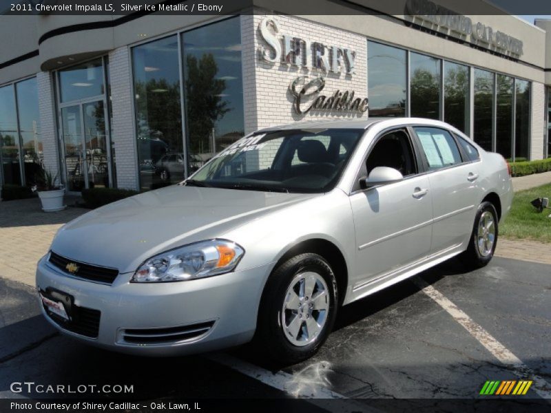 Silver Ice Metallic / Ebony 2011 Chevrolet Impala LS