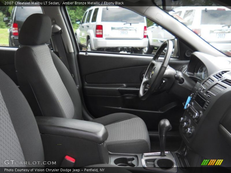 Amber Bronze Metallic / Ebony Black 2007 Chevrolet Malibu LT Sedan