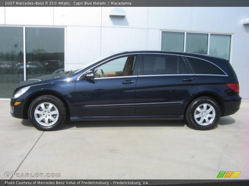 Capri Blue Metallic / Macadamia 2007 Mercedes-Benz R 350 4Matic