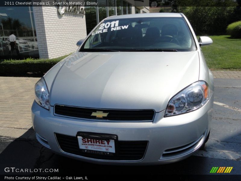 Silver Ice Metallic / Ebony 2011 Chevrolet Impala LS