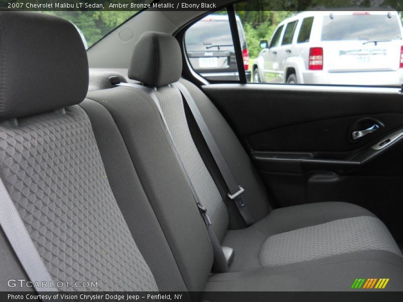 Amber Bronze Metallic / Ebony Black 2007 Chevrolet Malibu LT Sedan