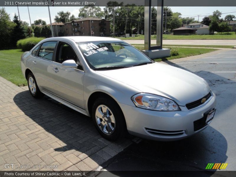 Silver Ice Metallic / Ebony 2011 Chevrolet Impala LS