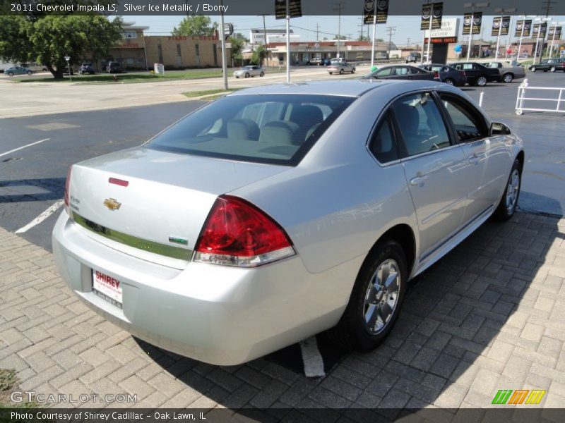 Silver Ice Metallic / Ebony 2011 Chevrolet Impala LS