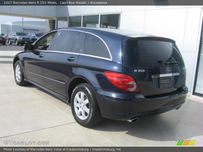 Capri Blue Metallic / Macadamia 2007 Mercedes-Benz R 350 4Matic