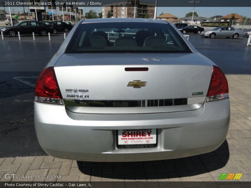 Silver Ice Metallic / Ebony 2011 Chevrolet Impala LS