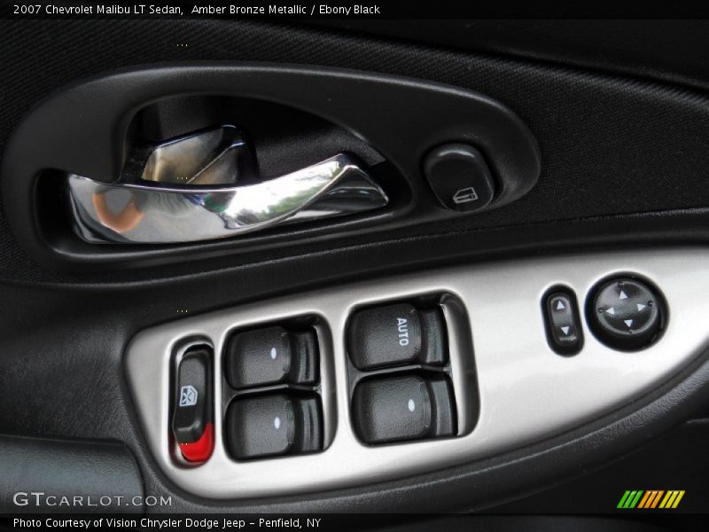 Amber Bronze Metallic / Ebony Black 2007 Chevrolet Malibu LT Sedan