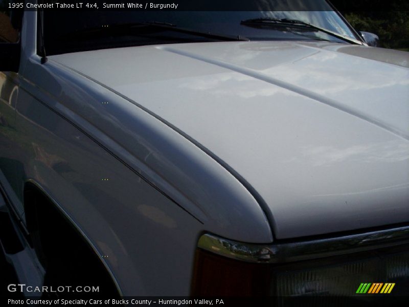 Summit White / Burgundy 1995 Chevrolet Tahoe LT 4x4