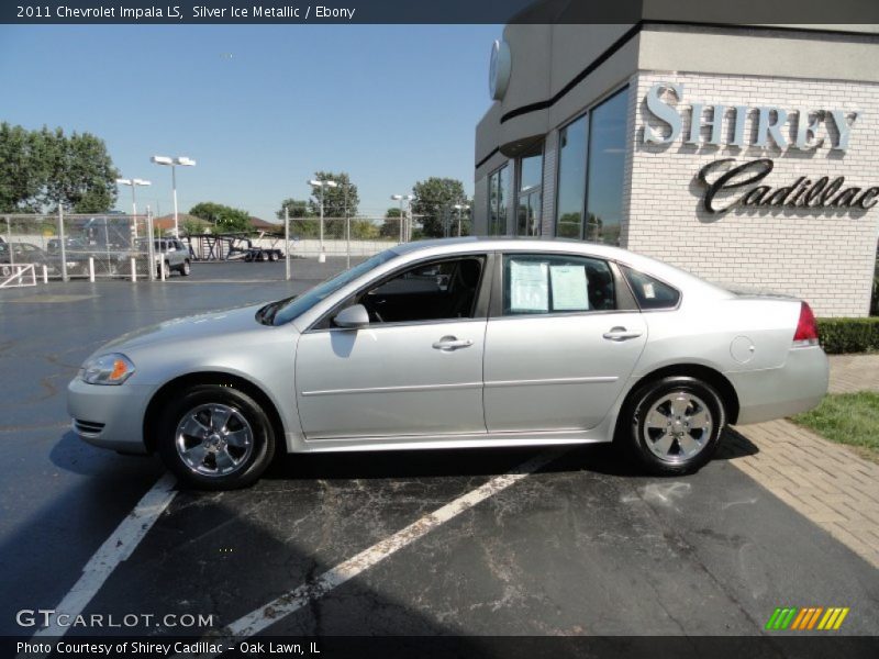 Silver Ice Metallic / Ebony 2011 Chevrolet Impala LS