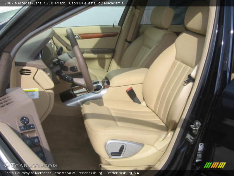 Capri Blue Metallic / Macadamia 2007 Mercedes-Benz R 350 4Matic