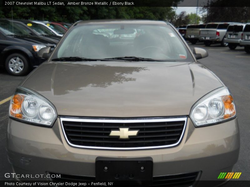Amber Bronze Metallic / Ebony Black 2007 Chevrolet Malibu LT Sedan