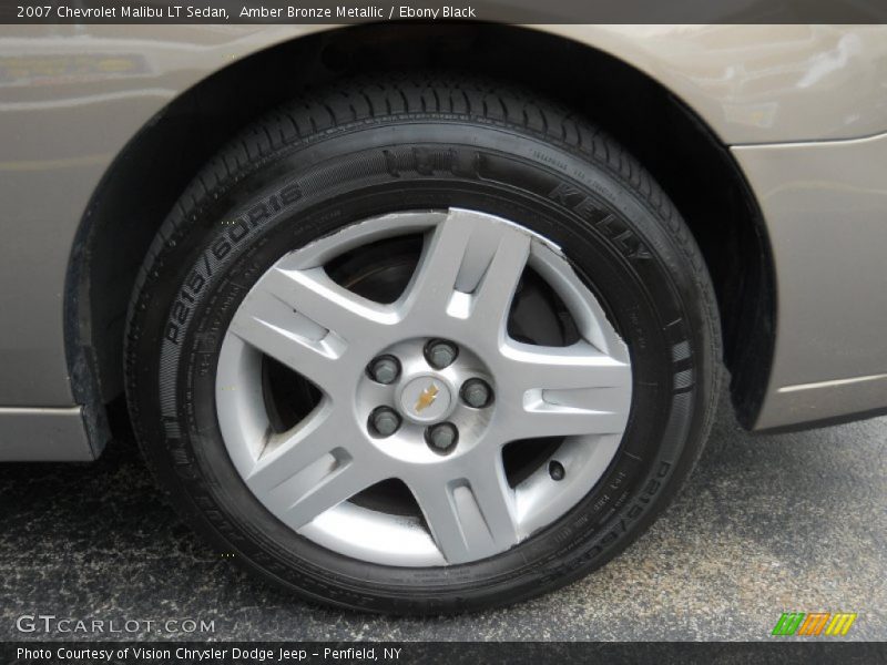 Amber Bronze Metallic / Ebony Black 2007 Chevrolet Malibu LT Sedan
