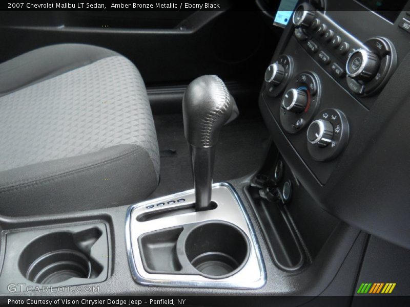 Amber Bronze Metallic / Ebony Black 2007 Chevrolet Malibu LT Sedan