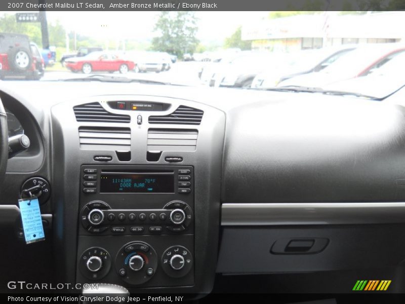 Amber Bronze Metallic / Ebony Black 2007 Chevrolet Malibu LT Sedan
