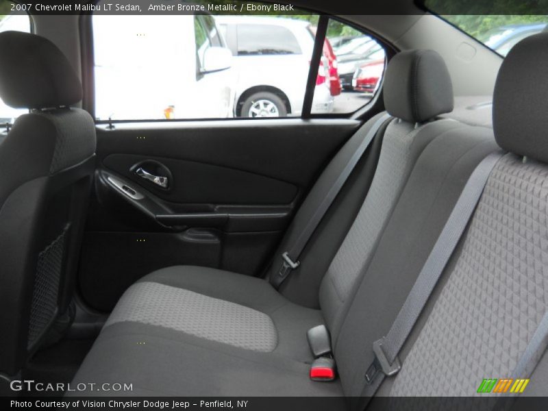 Amber Bronze Metallic / Ebony Black 2007 Chevrolet Malibu LT Sedan