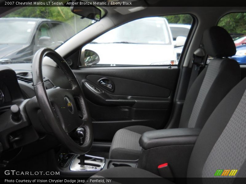 Amber Bronze Metallic / Ebony Black 2007 Chevrolet Malibu LT Sedan