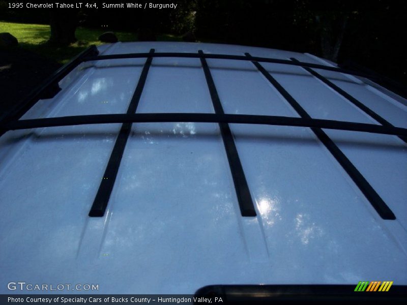 Summit White / Burgundy 1995 Chevrolet Tahoe LT 4x4