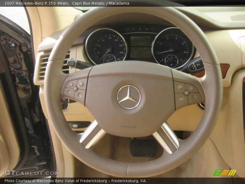 Capri Blue Metallic / Macadamia 2007 Mercedes-Benz R 350 4Matic