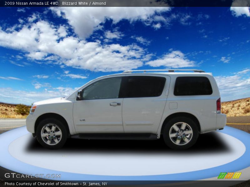 Blizzard White / Almond 2009 Nissan Armada LE 4WD