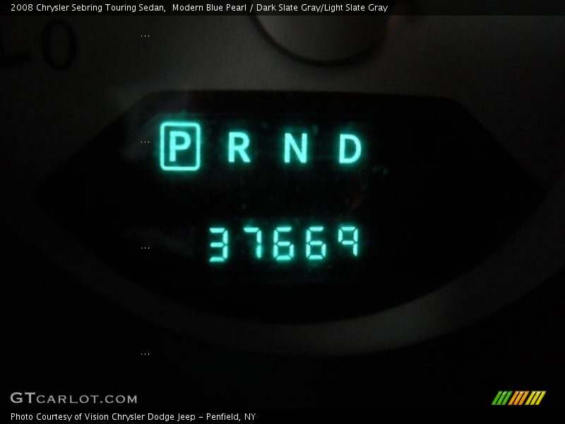 Modern Blue Pearl / Dark Slate Gray/Light Slate Gray 2008 Chrysler Sebring Touring Sedan
