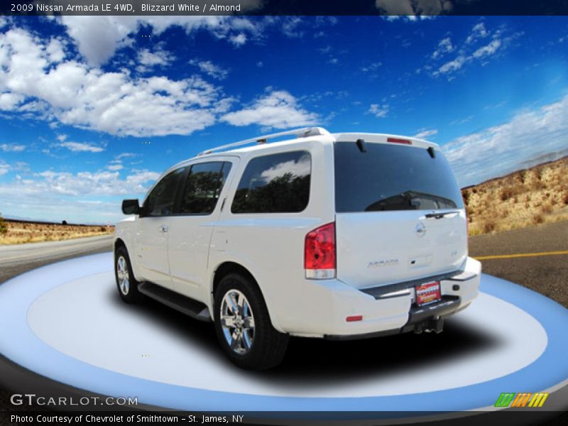 Blizzard White / Almond 2009 Nissan Armada LE 4WD