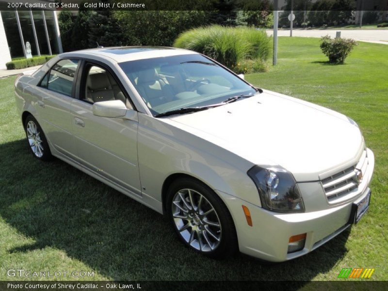 Gold Mist / Cashmere 2007 Cadillac CTS Sedan
