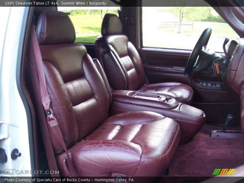  1995 Tahoe LT 4x4 Burgundy Interior