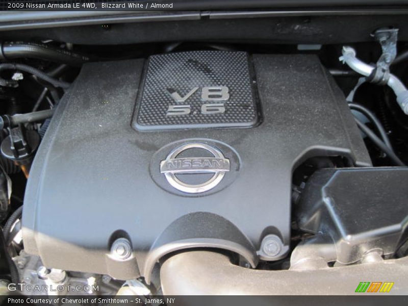 Blizzard White / Almond 2009 Nissan Armada LE 4WD