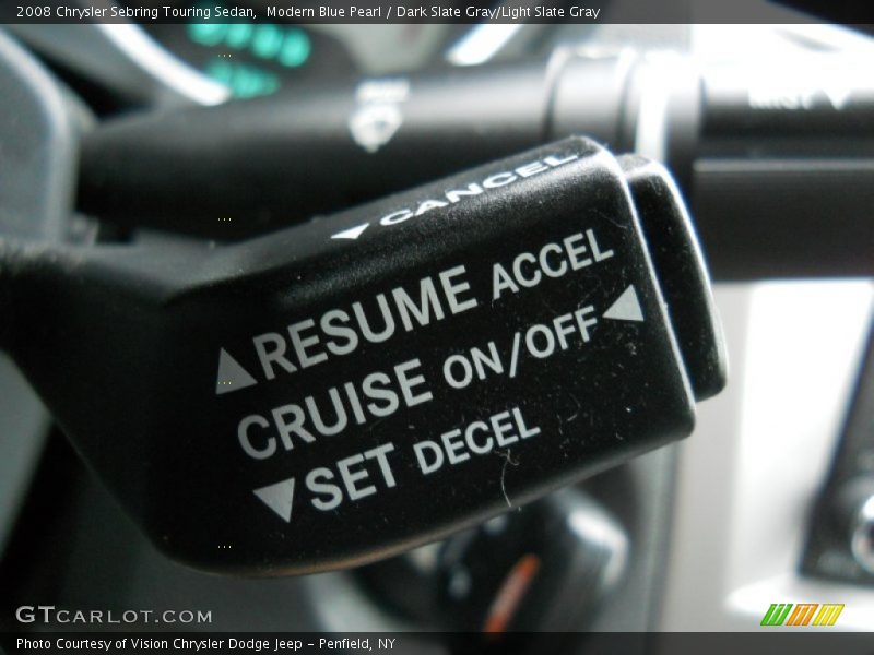 Controls of 2008 Sebring Touring Sedan