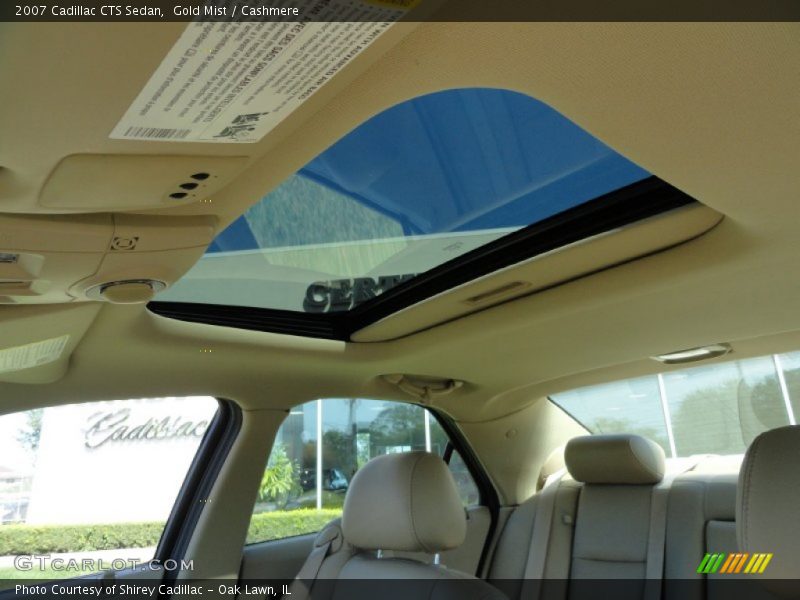Gold Mist / Cashmere 2007 Cadillac CTS Sedan
